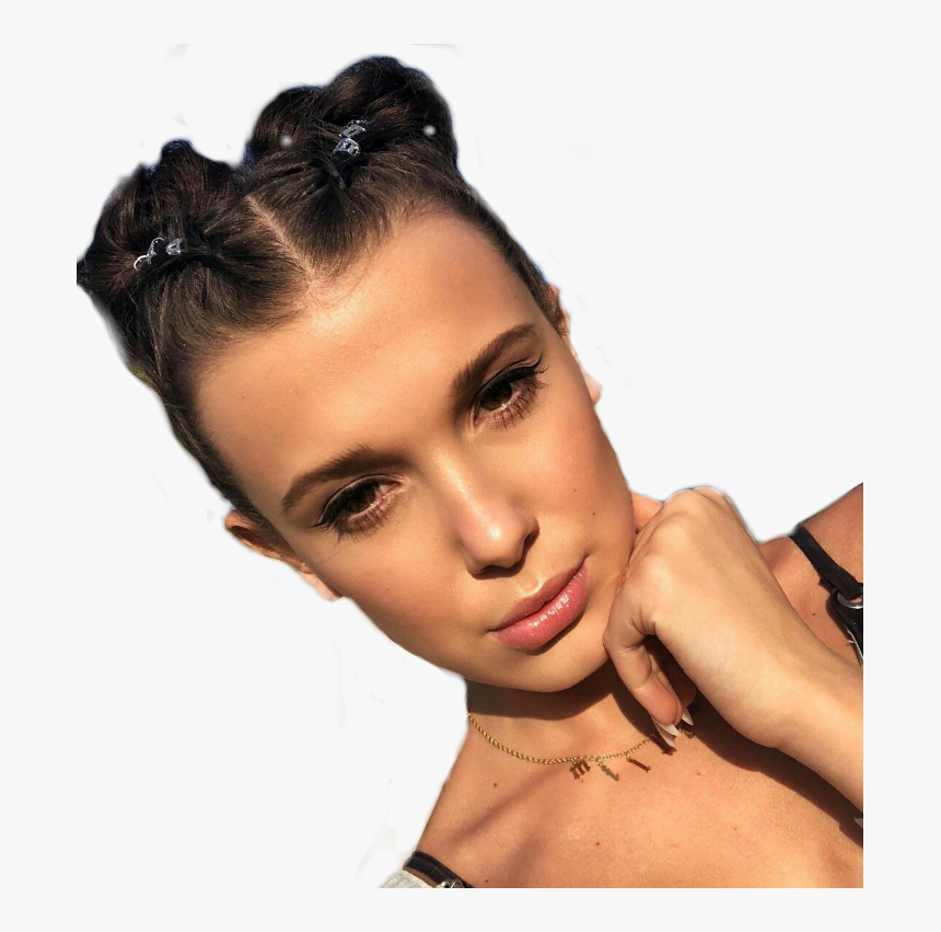 Millie Bobby Brown Face Png In Transparent - Millie Bobby Brown Tik Tok, Png Download