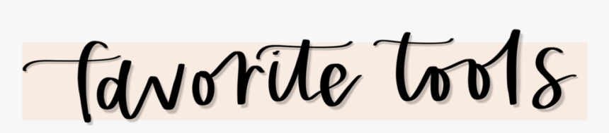 Favroite Tools - Calligraphy, HD Png Download
