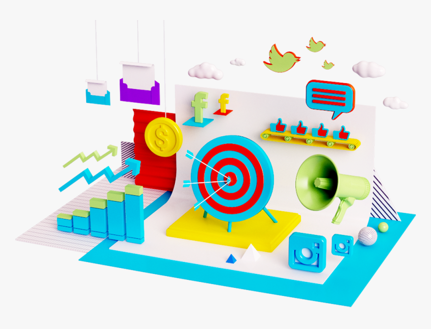 Marketing Illustration By Pinch Studio - Artificial Intelligence Marketing, HD Png Download