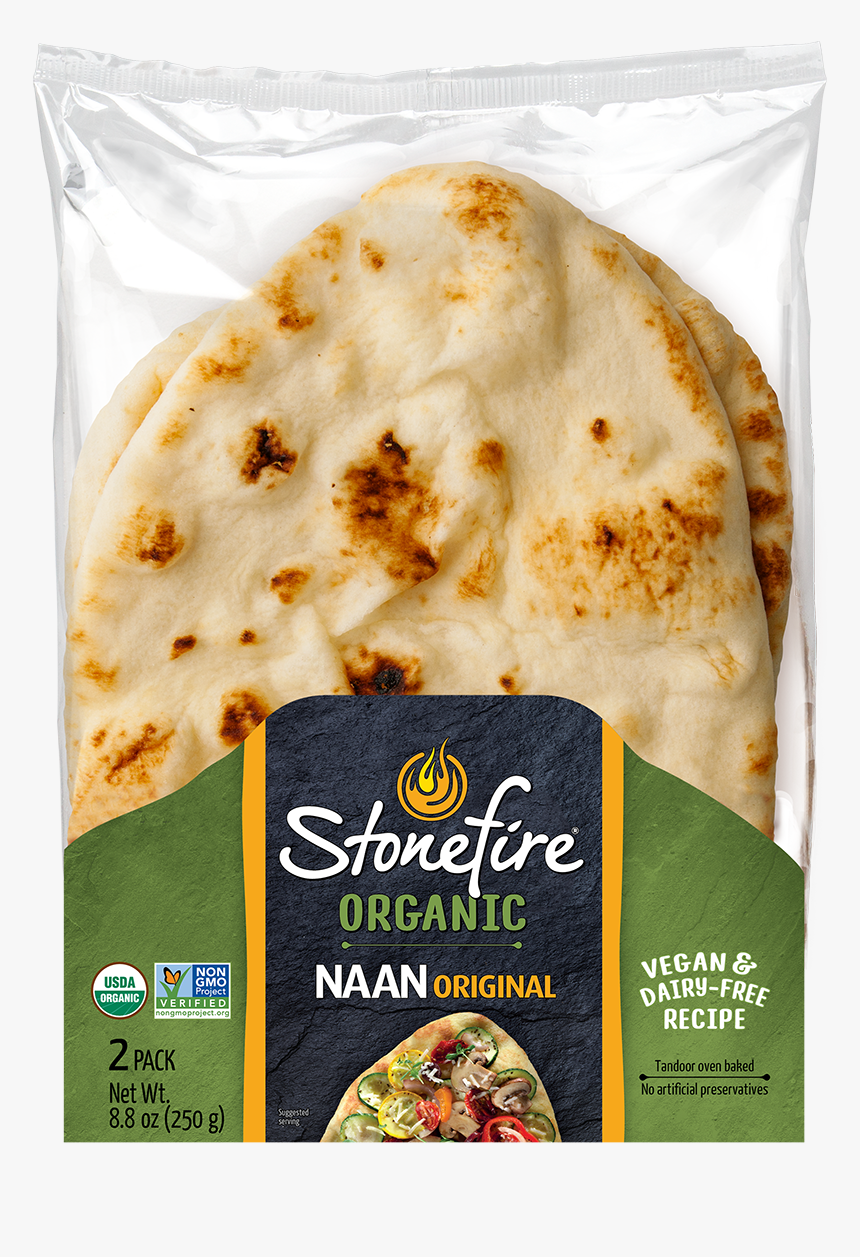 Stonefire Vegan Naan Bread, HD Png Download