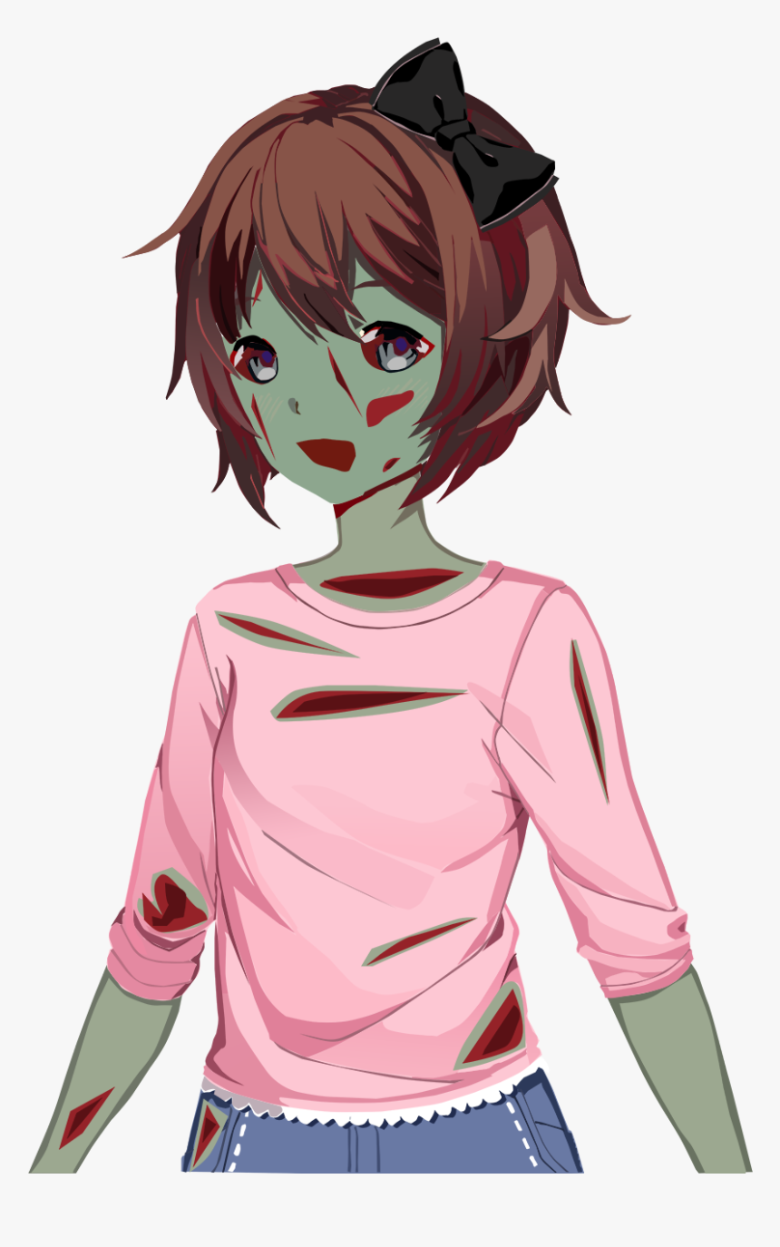 Doki Doki Literature Club Zombie, HD Png Download