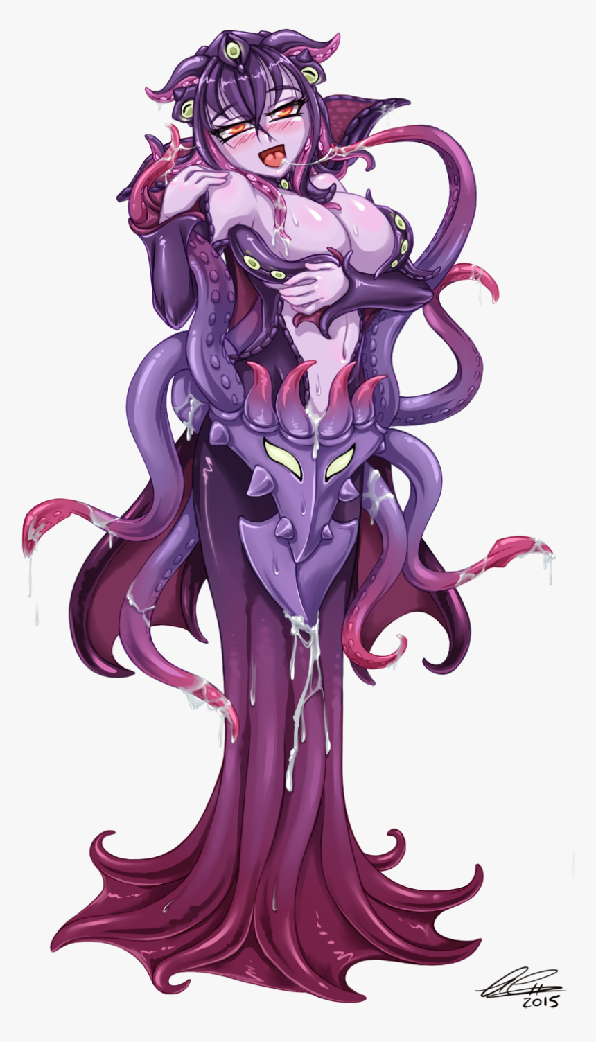 905kib, 841x1509, Mindflayer - Female Mind Flayers, HD Png Download