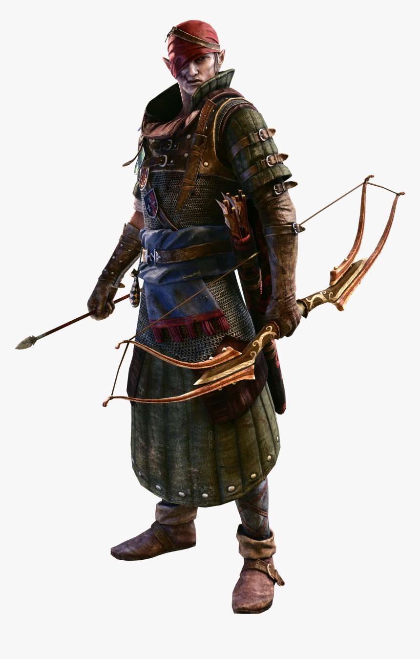 Arrow,archery,bow And Arrow,ranged Weapon,fictional - Witcher 2 Iorveth, HD Png Download