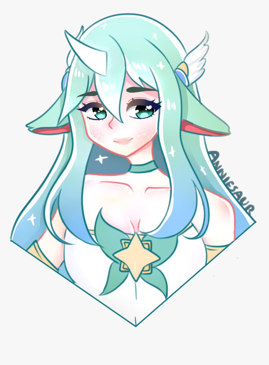 Transparent Soraka Png - League Of Legends Soraka Draw, Png Download