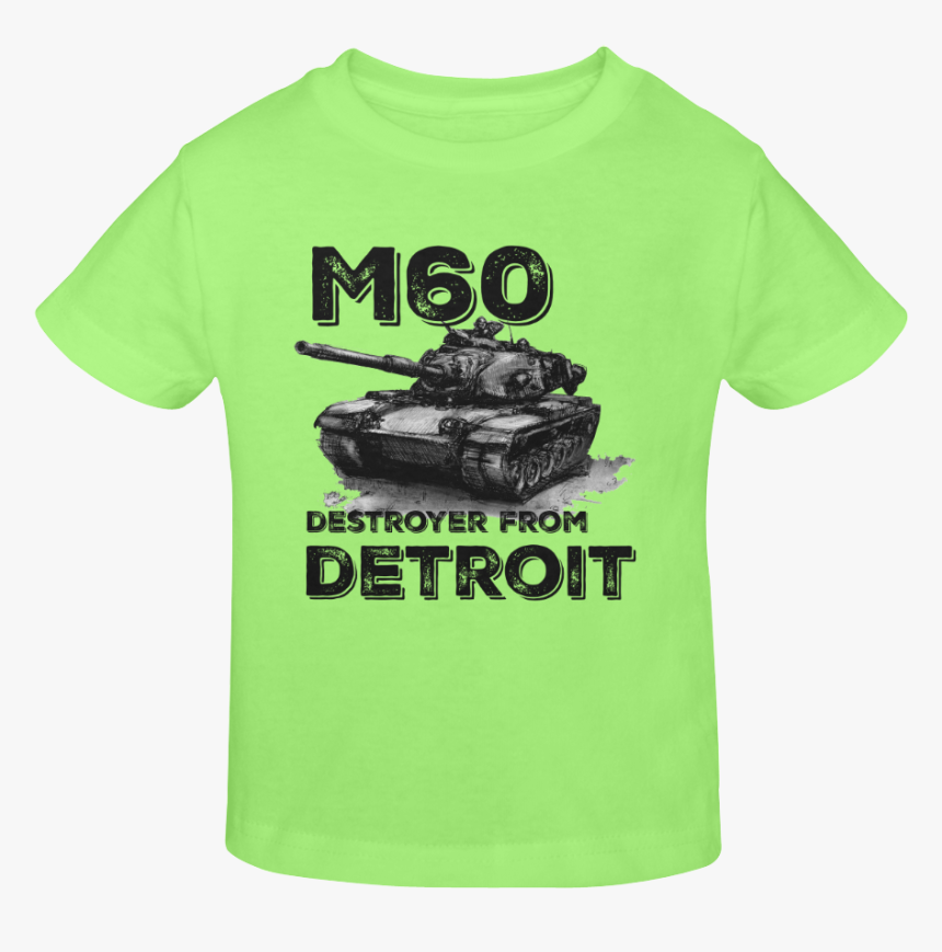 M60 Destroyer From Detroit Sunny Youth T-shirt - Armored Car, HD Png Download