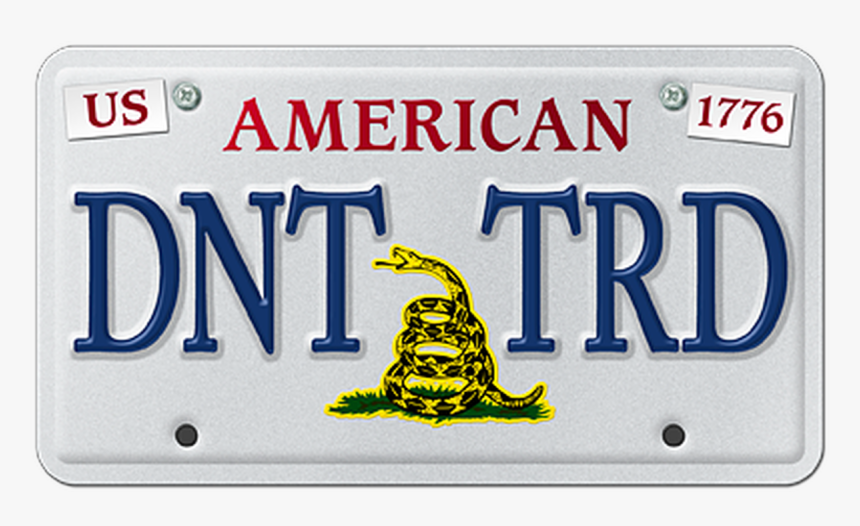 Don’t Tread On Me Mini-license Plate Magnet - Don T Tread On Me, HD Png Download