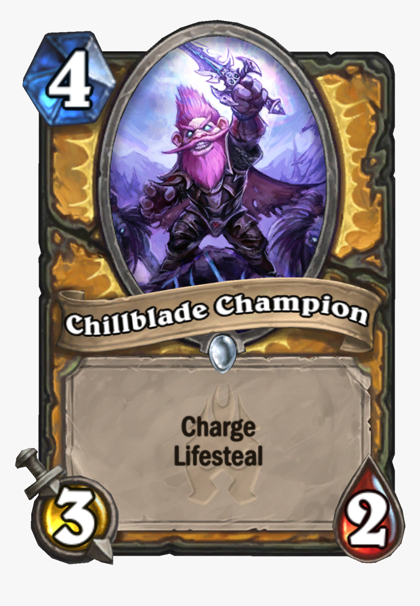 Engb Chillbladechampion - Knights Of The Frozen Throne Cards, HD Png Download