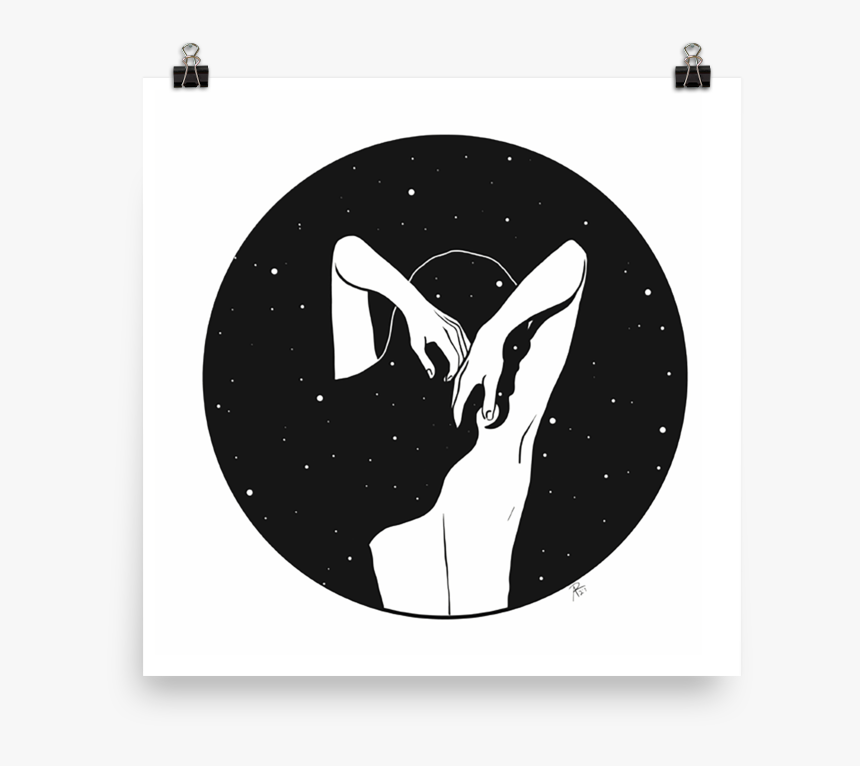 Image Of Star Goddess Print - Illustration, HD Png Download