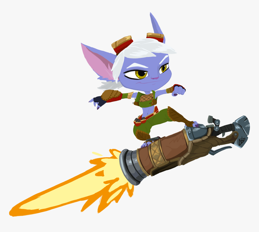 Tristana Fan Art Png, Transparent Png