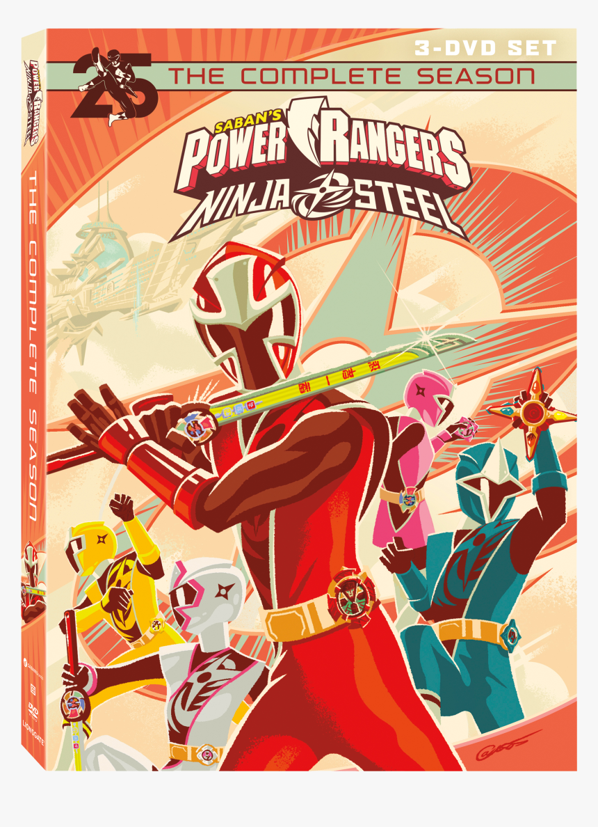 Power Rangers Ninja Steel Dvd, HD Png Download