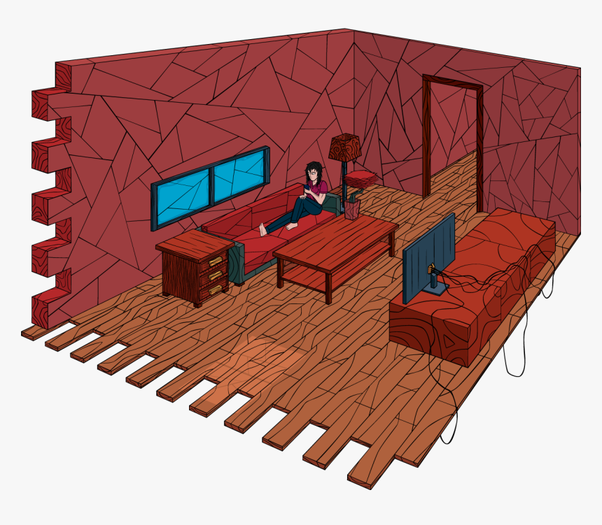 Tristana In Her Living Room - House, HD Png Download