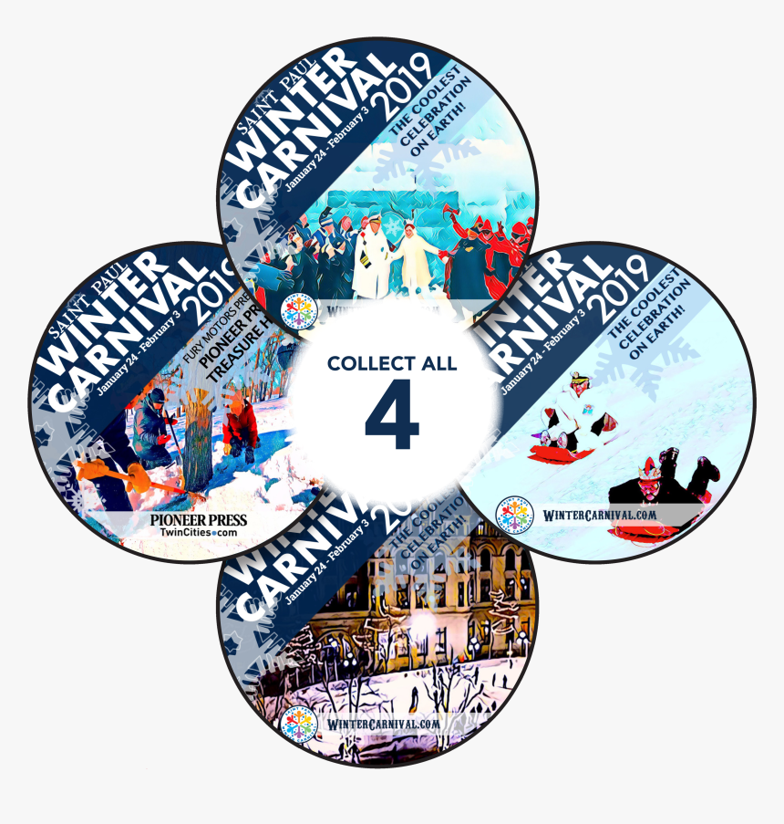St Paul Winter Carnival 2019 Buttons, HD Png Download