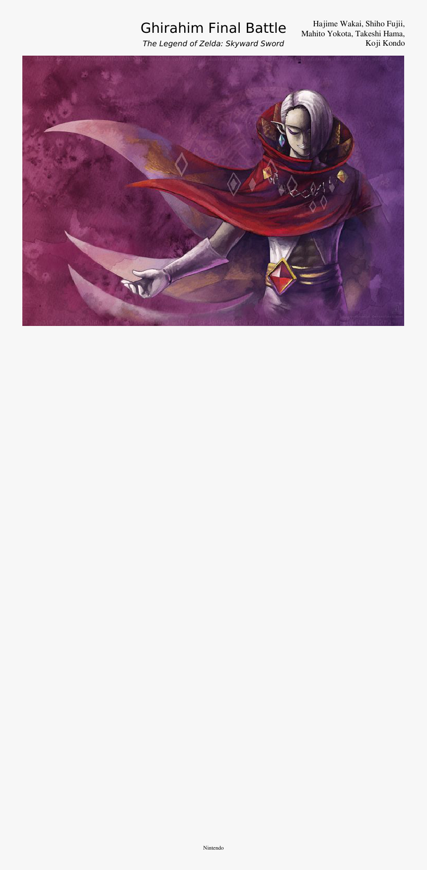 Skyward Sword Ghirahim, HD Png Download