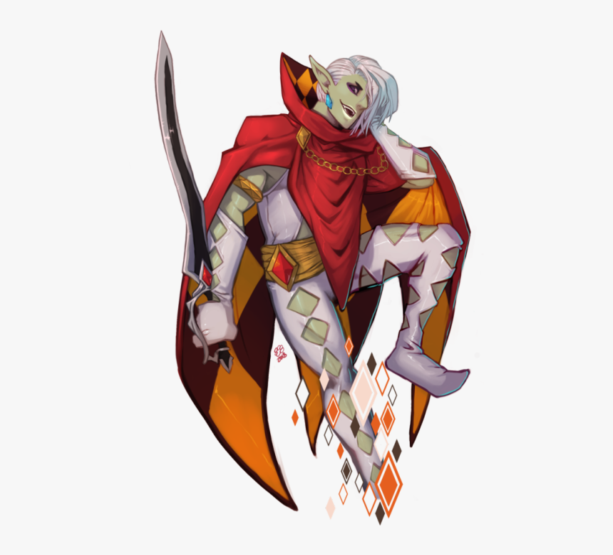 Part Two Of Sword Friends, And The Reason For Deep - Ghirahim Fan Art, HD Png Download
