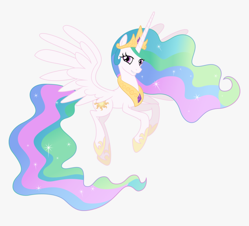Thumb Image - Mlp Celestia Flying Vector, HD Png Download , Transparent