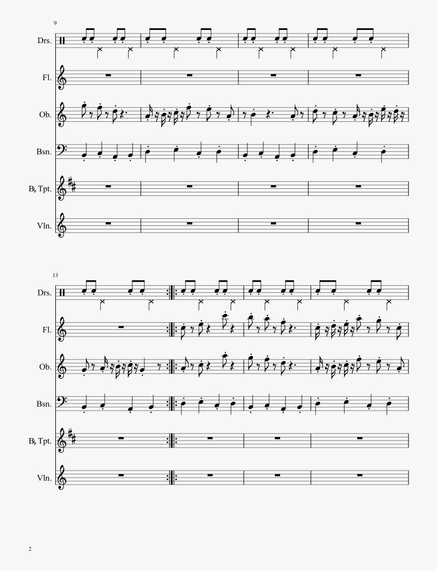 Ernest Gold Exodus Score, HD Png Download