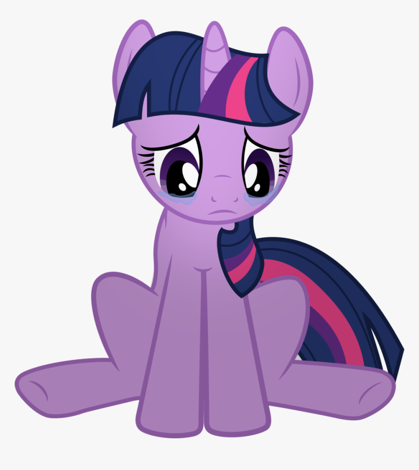 Bubblestormx, Sad, Safe, Simple Background, Transparent - Pony Twilight Sparkle Sad, HD Png Download
