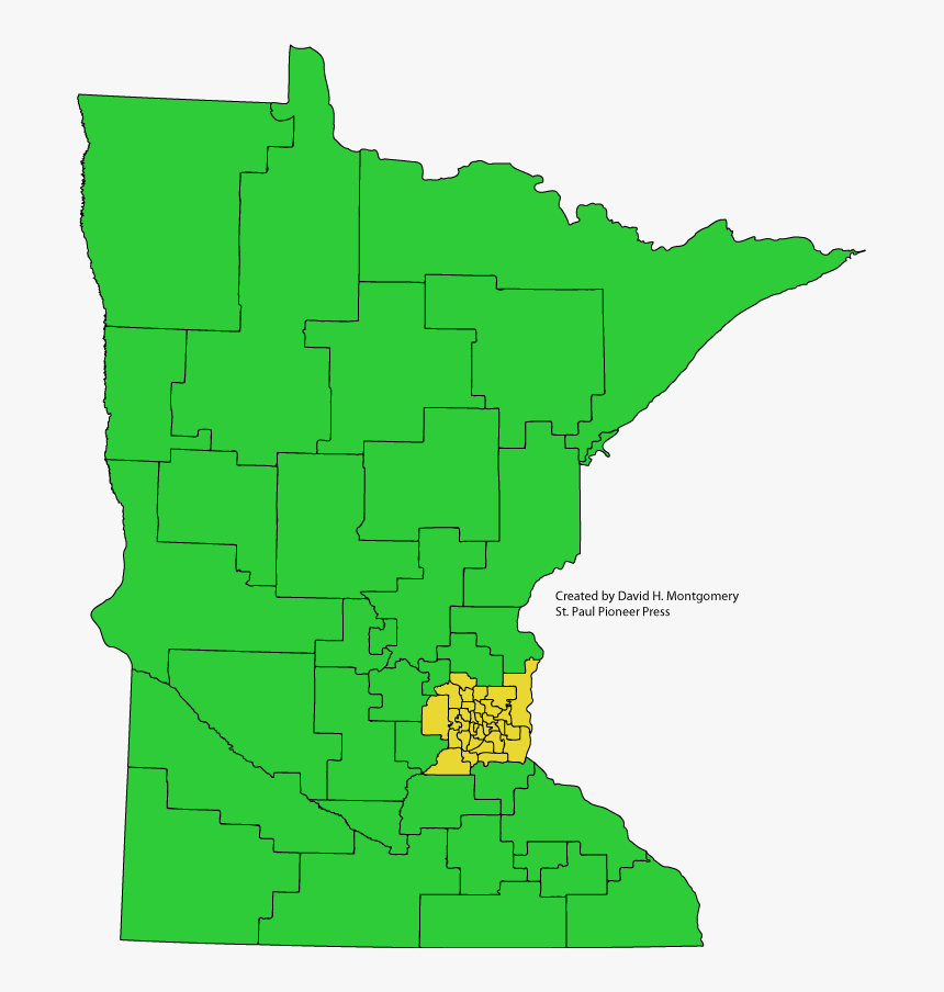 Minnesota Flag Map Png, Transparent Png