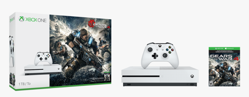 Xbox One Gears Of War 4 Bundle 1tb, HD Png Download