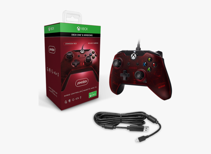Pdp Wired Xbox One Controller Black, HD Png Download
