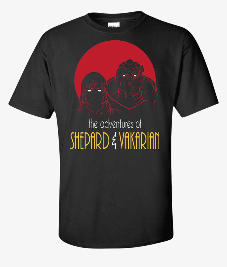 Adventures Of Femshep & Vakarian Tall T-shirt - You Wish Upon A Star Teachers, HD Png Download
