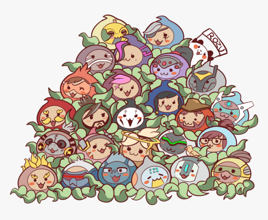 All Heroes Pachimari Overwatch, HD Png Download