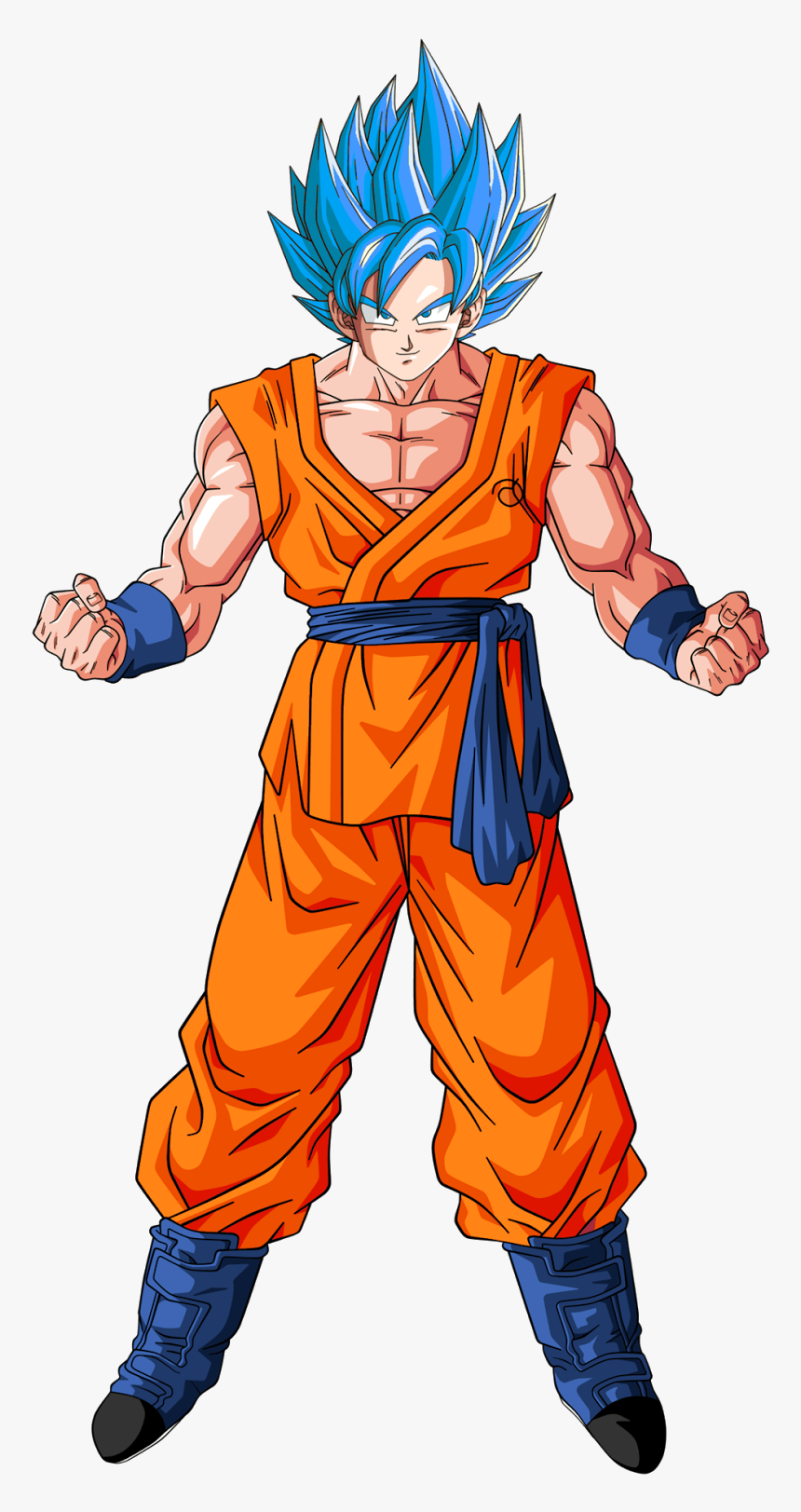 Goku Ssj Dios Azul Png, Transparent Png