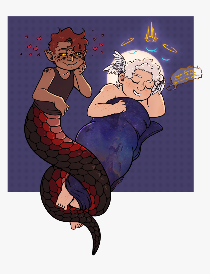 Naga Crowley Good Omens, HD Png Download