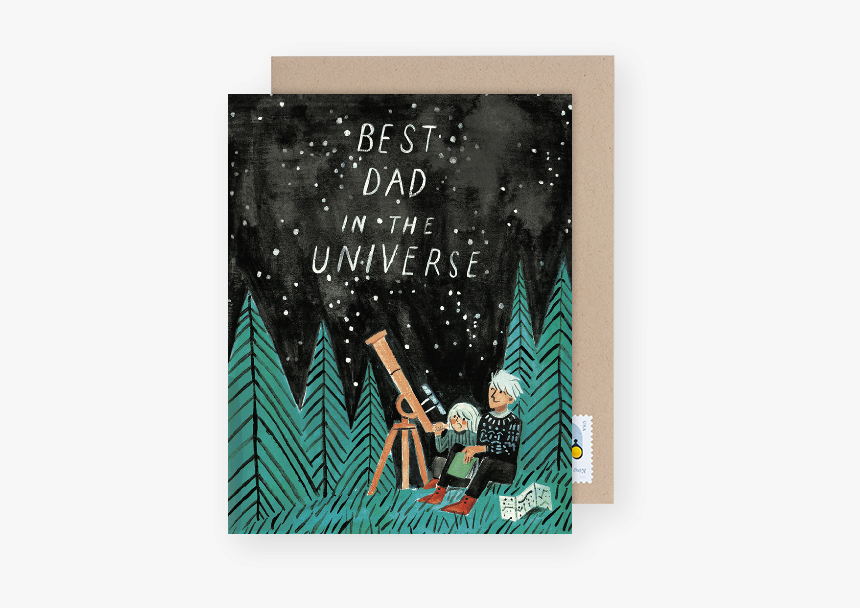 Best Dad In The Universe Greeting Card - Poster, HD Png Download