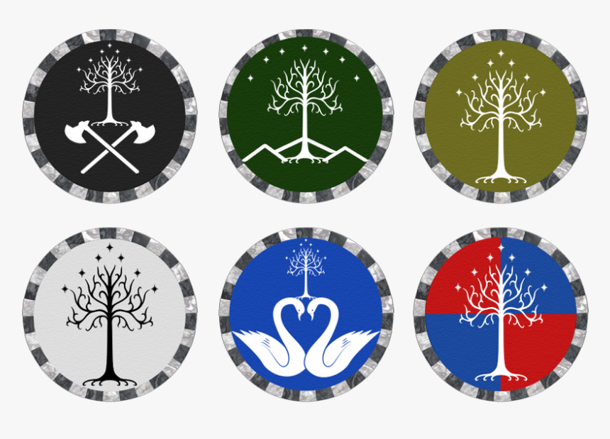 Fiefs Flags - Gondor Sigil, HD Png Download