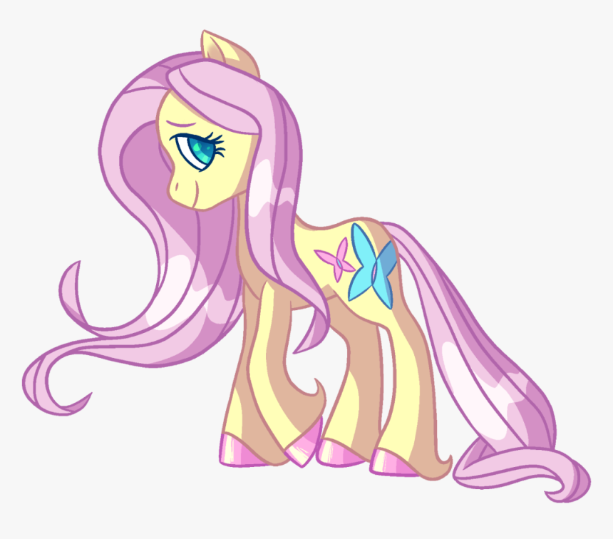 #mlp #my #little #pony #fluttershy #pink #new #gen - Illustration, HD Png Download