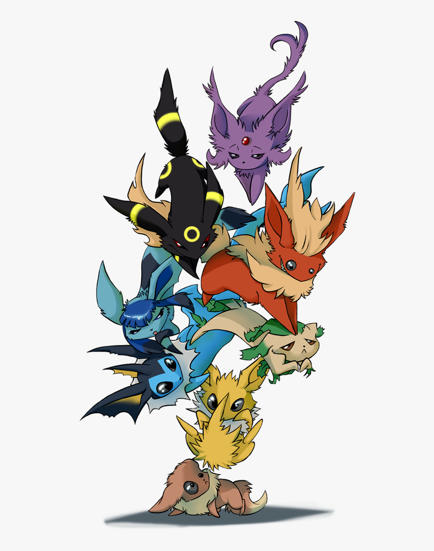 Eeveelutions, HD Png Download