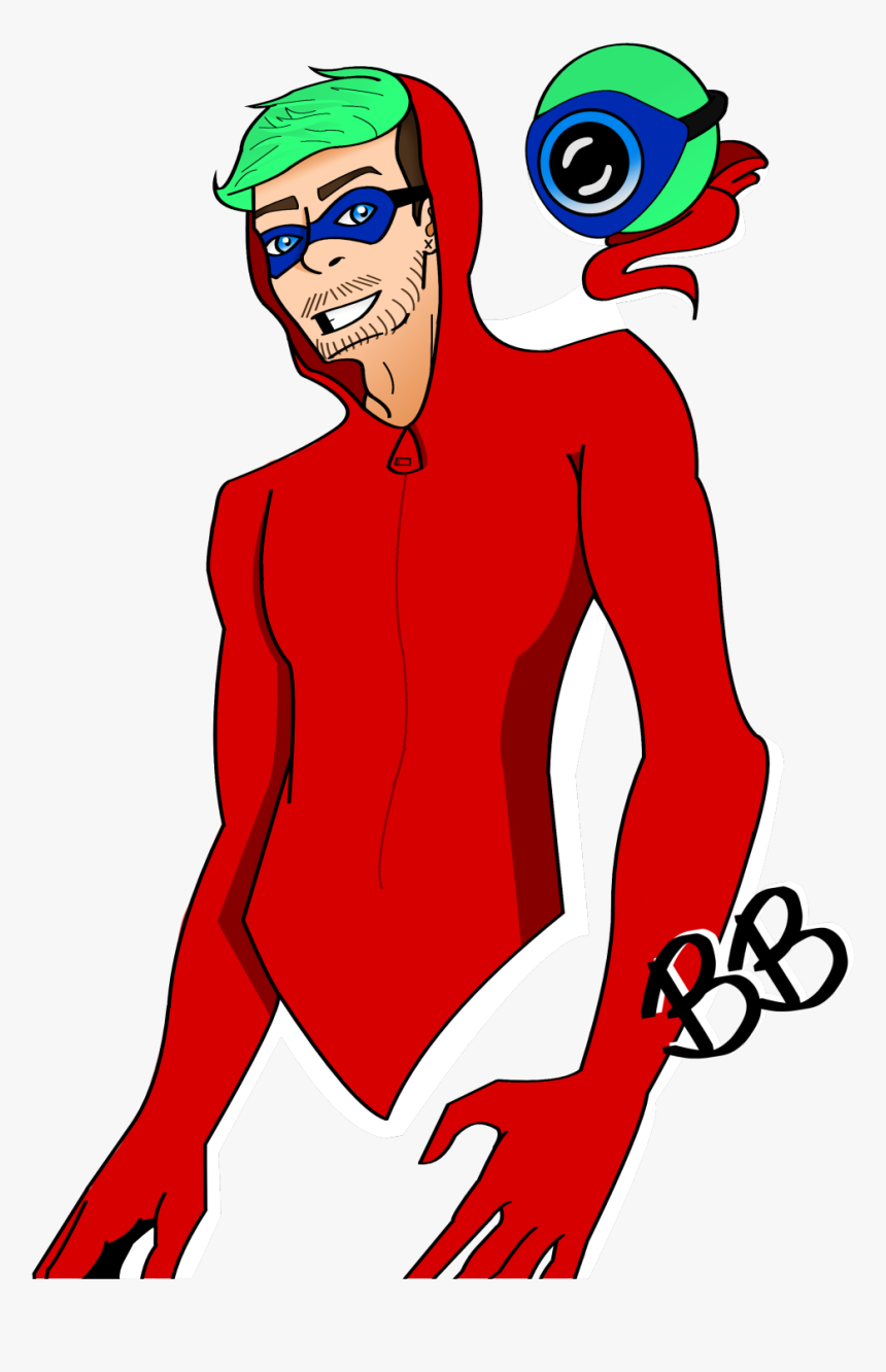 “ Jackieboy Man And Septic Sam Here To Save The Day - Jacksepticeye Art Jackieboy Man, HD Png Download