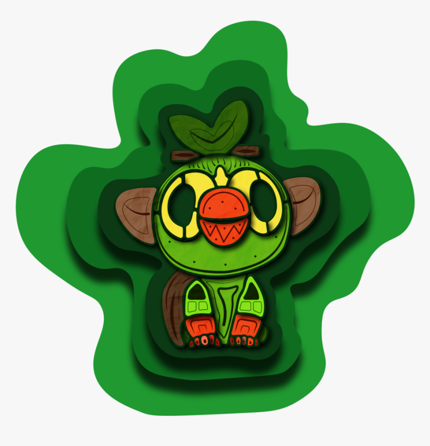 Grookey-sticker, HD Png Download