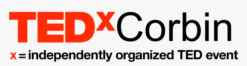 Tedxcorbin Logo Black Text - Oval, HD Png Download