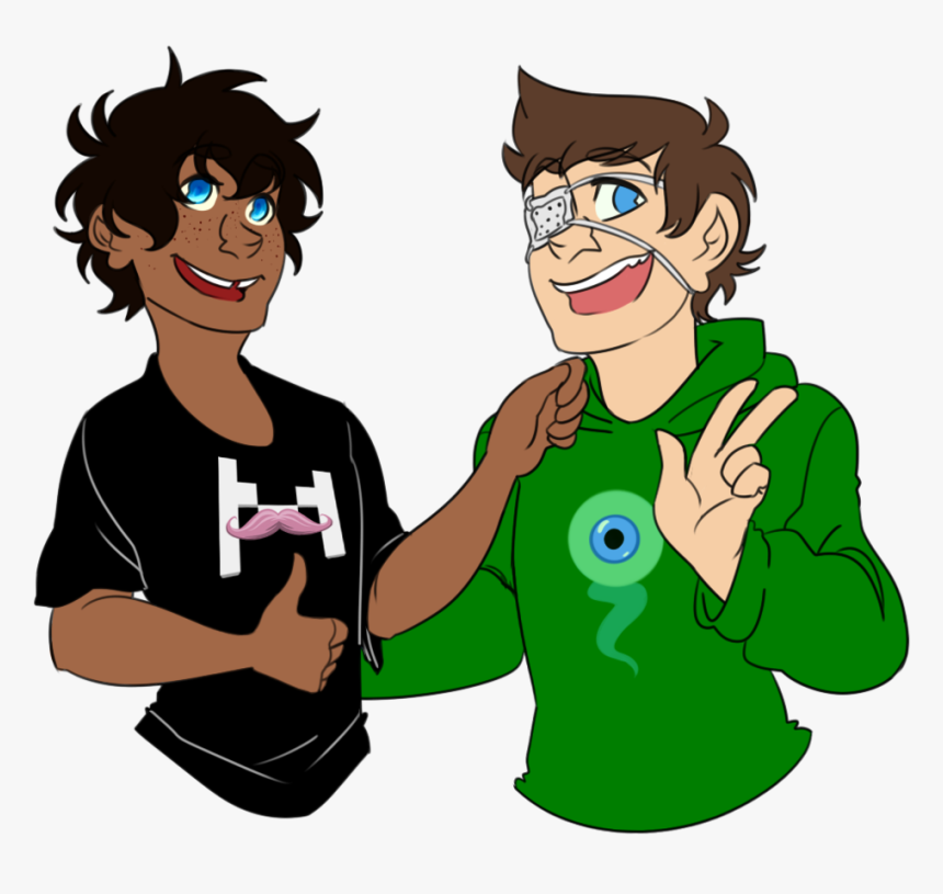Tiny Box Tim And Septiceye Sam - Septic Sam And Tiny Box Tim Human, HD Png Download