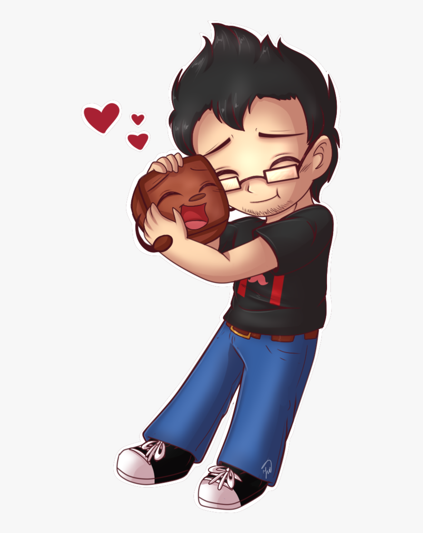 Transparent Septiceye Sam Png - Markiplier And Tiny Box Tim, Png Download