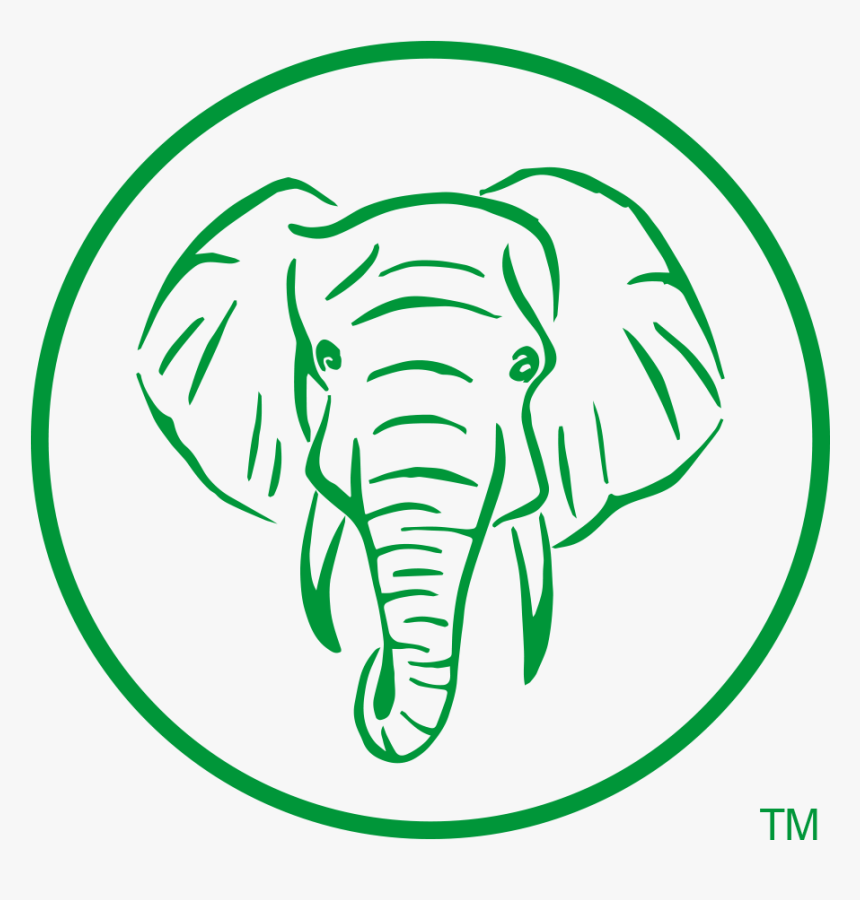 Oshot Socialicon 061217 - Draw A Simple Elephant Face, HD Png Download