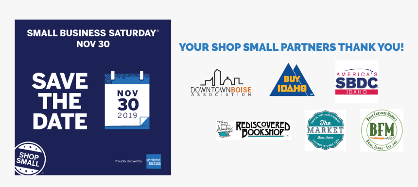 Small Business Saturday Boise 2019, HD Png Download