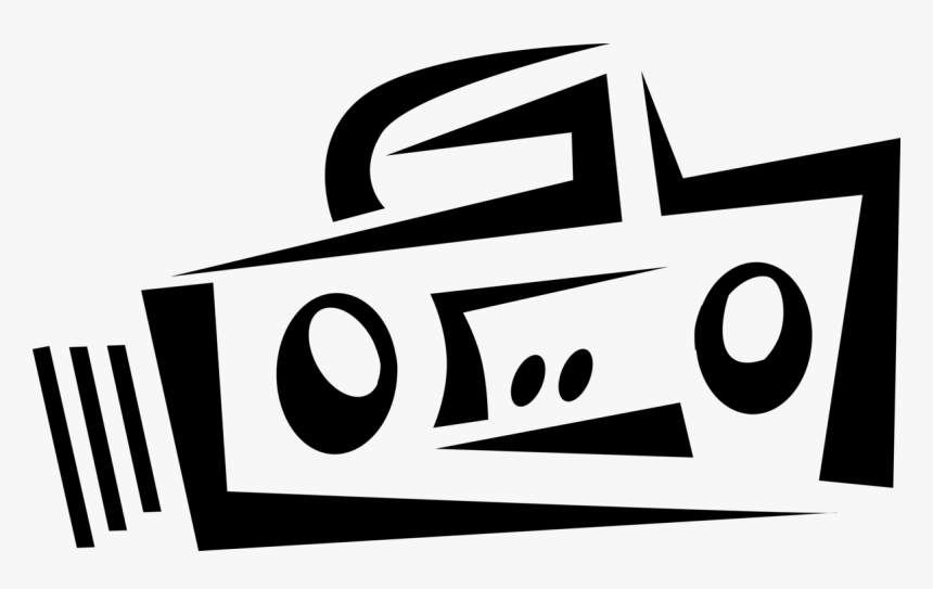 Vector Illustration Of Audio Entertainment Portable, HD Png Download