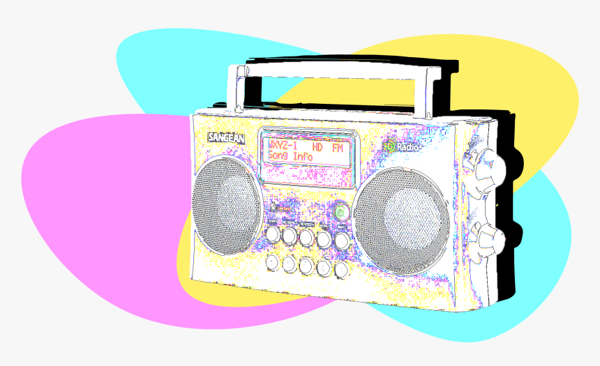 Boombox , Transparent Cartoons - Cartoon, HD Png Download