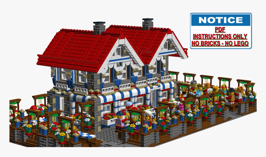 Lego Oktoberfest Party City Modular - House, HD Png Download