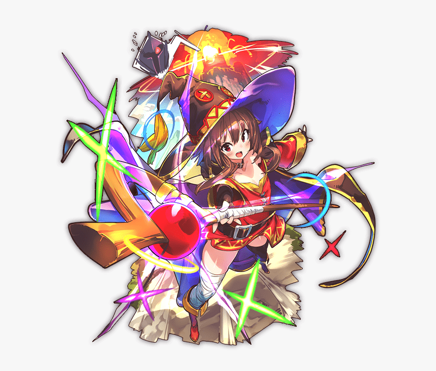 Transparent Megumin Png - Konosuba Png, Png Download