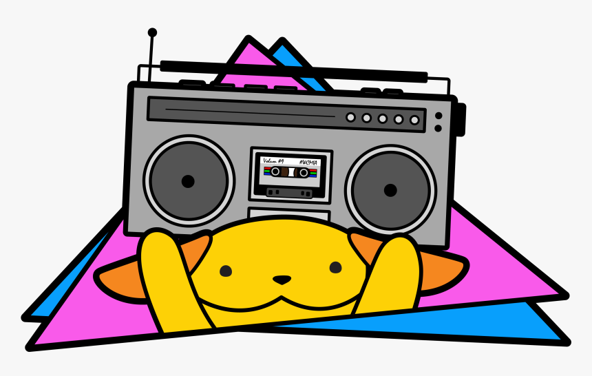 Boombox Clipart Purple, HD Png Download