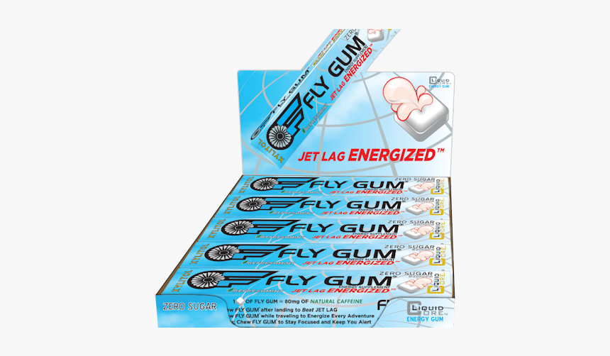 Beat Jet Lag With Fly Gum - Carmine, HD Png Download