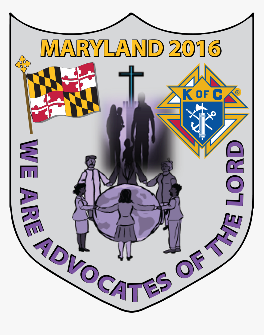 Of Columbus Maryland State - Baltimore Knights Of Columbus Logo, HD Png Download