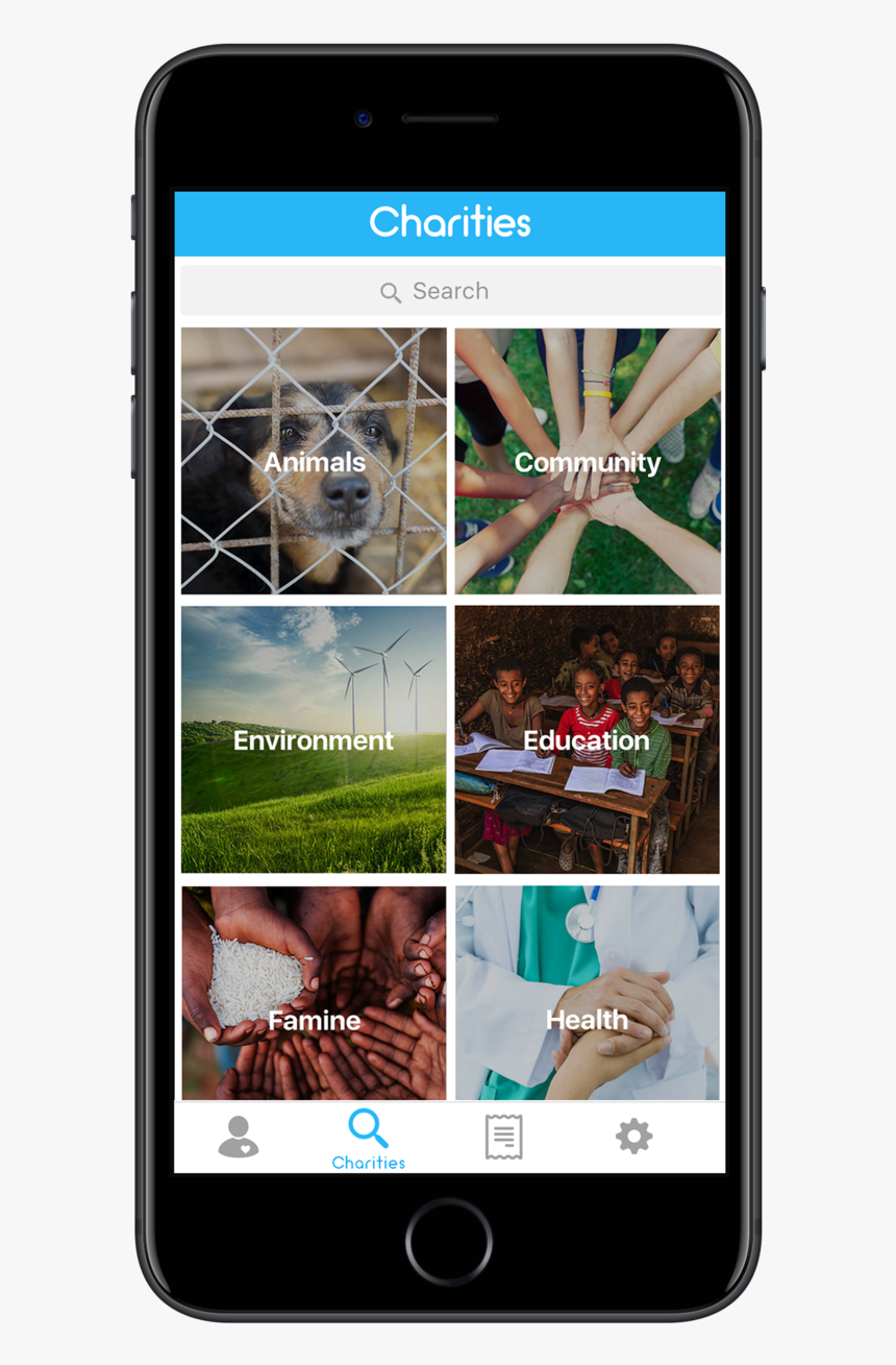 Charities 6 Wide - Mobile Phone, HD Png Download