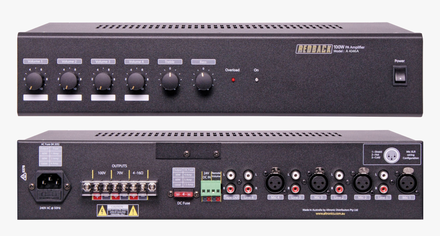 Amplifier Png Photo - Redback Phase 4 Amplifier, Transparent Png