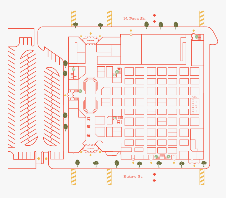 Lexington Market Baltimore Map, HD Png Download
