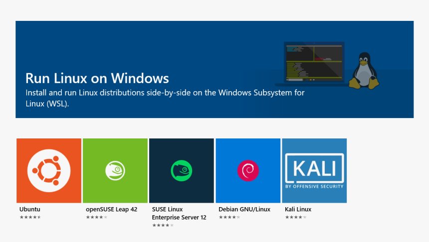 Example Of Wsl Apps - Windows 10, HD Png Download